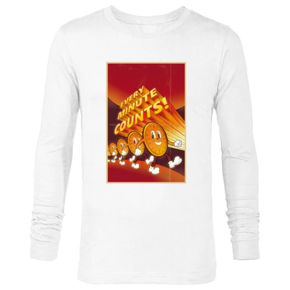 Marvel Studios Loki S2 TVA Miss Minutes Every Minute Counts - Long Sleeve T-Shirt for Men - Customized-White