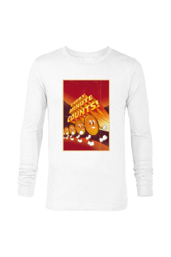 Studios Loki S2 TVA Miss Minutes Every Minute Counts - Long Sleeve T-Shirt for Men - Customized-White
