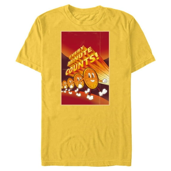 Marvel Studios Loki S2 TVA Miss Minutes Every Minute Counts - Short Sleeve Blended T-Shirt for Adults - Customized-Yellow