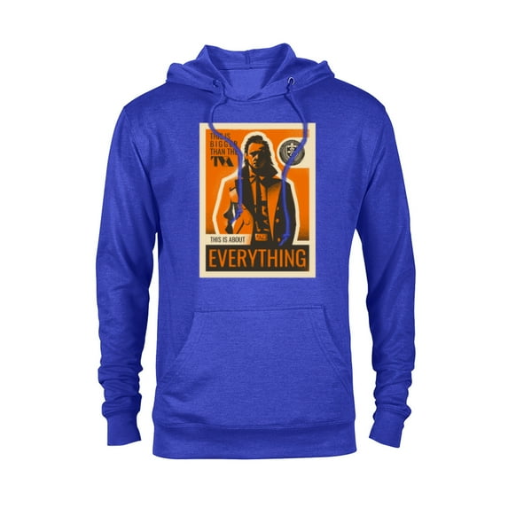 Marvel Studios Loki Season 2 Bigger Than the TVA Disney+ MCU - Pullover Hoodie for Adults - Customized-Navy