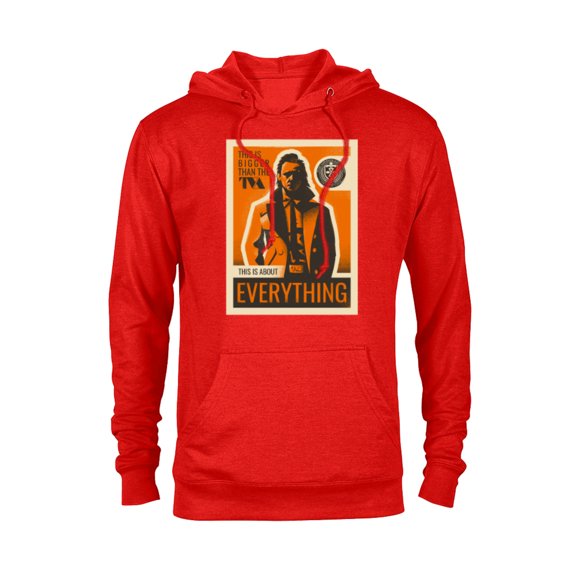 Marvel Studios Loki Season 2 Bigger Than the TVA Disney+ MCU - Pullover Hoodie for Adults - Customized-Red