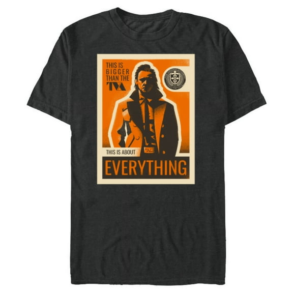 Marvel Studios Loki Season 2 Bigger Than the TVA Disney+ MCU - Short Sleeve Blended T-Shirt for Adults - Customized-Dark Heather