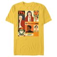 thumbnail image 1 of Marvel Studios Loki Season 2 Faces of the TVA & Pie Disney+ - Short Sleeve Blended T-Shirt for Adults - Customized-Yellow, 1 of 5
