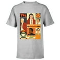 thumbnail image 1 of Marvel Studios Loki Season 2 Faces of the TVA & Pie Disney+ - Short Sleeve T-Shirt for Kids - Customized-Athletic Heather, 1 of 5