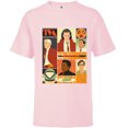 thumbnail image 1 of Marvel Studios Loki Season 2 Faces of the TVA & Pie Disney+ - Short Sleeve T-Shirt for Kids - Customized-Soft Pink, 1 of 5