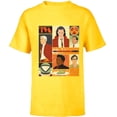 thumbnail image 1 of Marvel Studios Loki Season 2 Faces of the TVA & Pie Disney+ - Short Sleeve T-Shirt for Kids - Customized-Yellow, 1 of 5