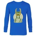 thumbnail image 1 of Marvel Studios Loki Season 2 God Loki Classic Art - Long Sleeve T-Shirt for Men - Customized-Navy, 1 of 5