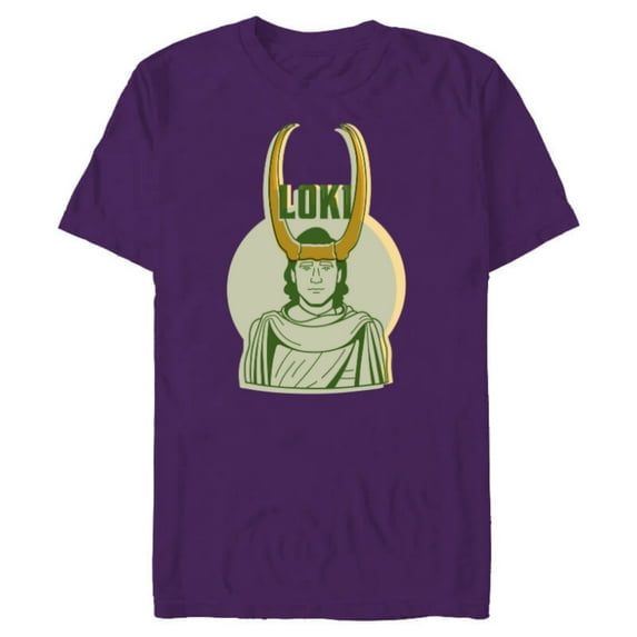 Marvel Studios Loki Season 2 God Loki Classic Art - Short Sleeve Blended T-Shirt for Adults - Customized-Purple