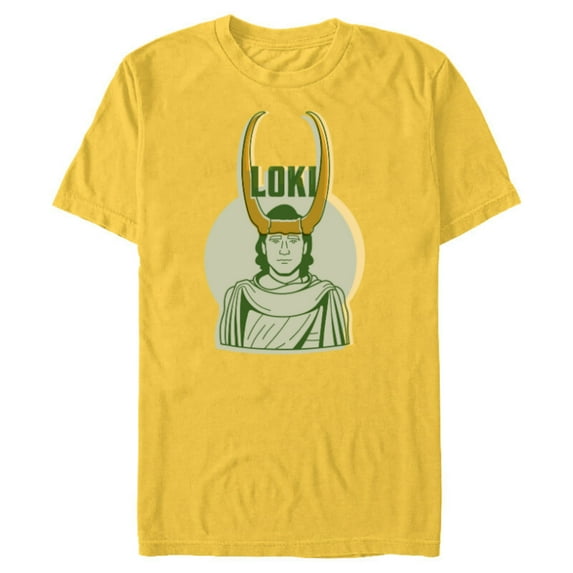 Marvel Studios Loki Season 2 God Loki Classic Art - Short Sleeve Blended T-Shirt for Adults - Customized-Yellow