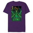 thumbnail image 1 of Marvel Studios Loki Season 2 God Loki Comic Cover Art Homage - Short Sleeve Blended T-Shirt for Adults - Customized-Purple, 1 of 5