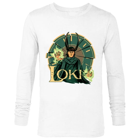 Marvel Studios Loki Season 2 God Loki Fractured Time - Long Sleeve T-Shirt for Men - Customized-White