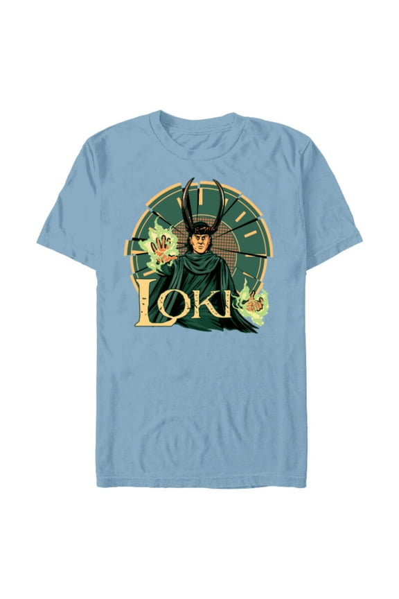 Studios Loki Season 2 God Loki Fractured Time - Short Sleeve Blended T-Shirt for Adults - Customized-Ocean Blue