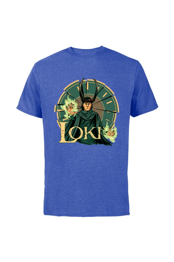 Studios Loki Season 2 God Loki Fractured Time - Short Sleeve Cotton T-Shirt for Adults - Customized-Royal Heather