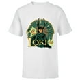 thumbnail image 1 of Marvel Studios Loki Season 2 God Loki Fractured Time - Short Sleeve T-Shirt for Kids - Customized-White, 1 of 5