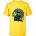 thumbnail image 1 of Marvel Studios Loki Season 2 God Loki Fractured Time - Short Sleeve T-Shirt for Kids - Customized-Yellow, 1 of 5