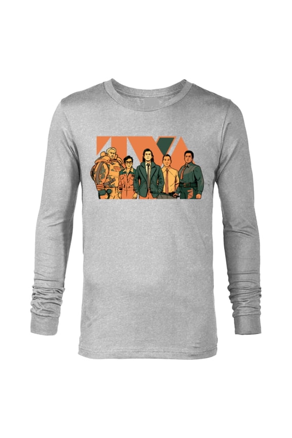 Studios Loki Season 2 Loki Crew TVA Logo Disney+ MCU - Long Sleeve T-Shirt for Men - Customized-Athletic Heather