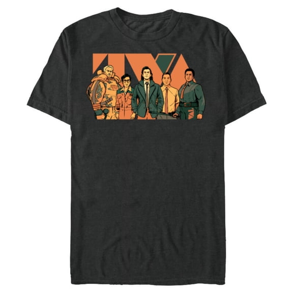 Marvel Studios Loki Season 2 Loki Crew TVA Logo Disney+ MCU - Short Sleeve Blended T-Shirt for Adults - Customized-Dark Heather