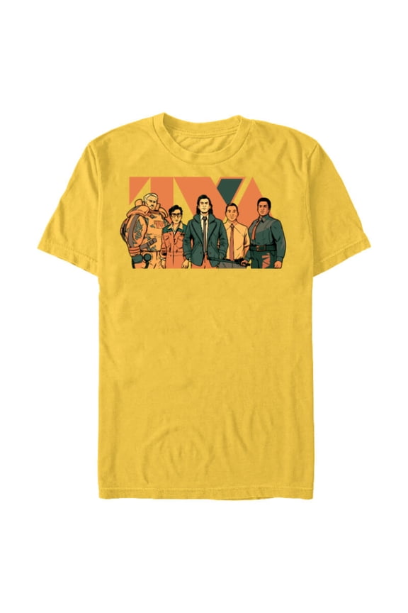 Studios Loki Season 2 Loki Crew TVA Logo Disney+ MCU - Short Sleeve Blended T-Shirt for Adults - Customized-Yellow
