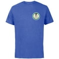 thumbnail image 1 of Marvel Studios Loki Season 2 Loki Toon Style Corner Image - Short Sleeve Cotton T-Shirt for Adults - Customized-Royal Heather, 1 of 5