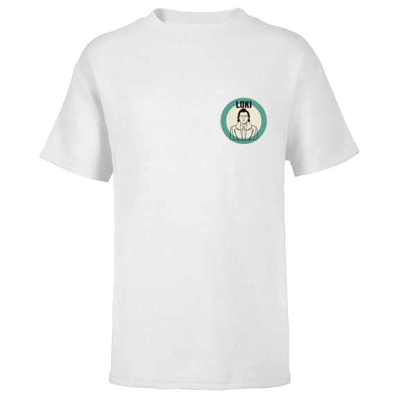 Marvel Studios Loki Season 2 Loki Toon Style Corner Image - Short Sleeve T-Shirt for Kids - Customized-White
