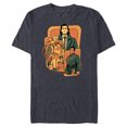 thumbnail image 1 of Marvel Studios Loki Season 2 Loki and TVA Crew Disney+ MCU - Short Sleeve Blended T-Shirt for Adults - Customized-Navy Heather, 1 of 5