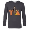 thumbnail image 1 of Marvel Studios Loki Season 2 Loki and TVA Logo Disney+ MCU - Long Sleeve T-Shirt for Men - Customized-Charcoal Heather, 1 of 5