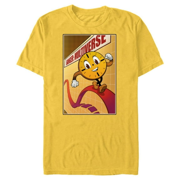 Marvel Studios Loki Season 2 Miss Minutes Danger Multiverse - Short Sleeve Blended T-Shirt for Adults - Customized-Yellow