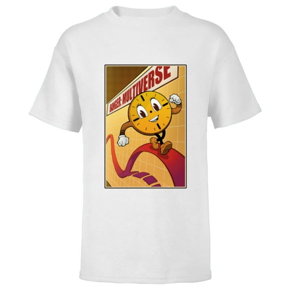 Marvel Studios Loki Season 2 Miss Minutes Danger Multiverse - Short Sleeve T-Shirt for Kids - Customized-White