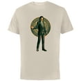 thumbnail image 1 of Marvel Studios Loki Season 2 Suit and TVA Logo Crest - Short Sleeve Cotton T-Shirt for Adults - Customized-Natural, 1 of 5