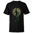 thumbnail image 1 of Marvel Studios Loki Season 2 Suit and TVA Logo Crest - Short Sleeve T-Shirt for Kids - Customized-Black, 1 of 5