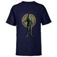 thumbnail image 1 of Marvel Studios Loki Season 2 Suit and TVA Logo Crest - Short Sleeve T-Shirt for Kids - Customized-Navy, 1 of 5