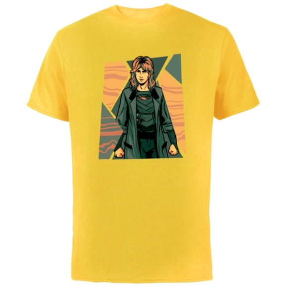 Marvel Studios Loki Season 2 Sylvie Shattered Disney  MCU - Short Sleeve Cotton T-Shirt for Adults - Customized-Yellow