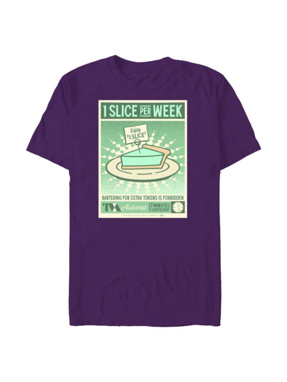 Studios Loki Season 2 TVA Automat 1 Slice of Pie MCU - Short Sleeve Blended T-Shirt for Adults - Customized-Purple