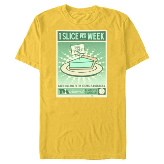 Marvel Studios Loki Season 2 TVA Automat 1 Slice of Pie MCU - Short Sleeve Blended T-Shirt for Adults - Customized-Yellow