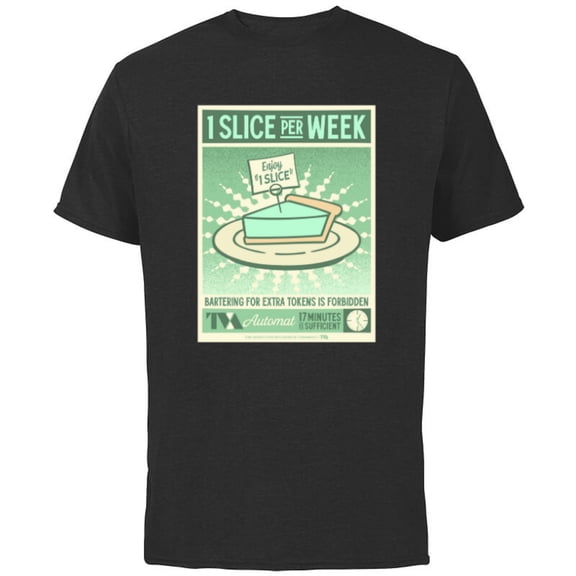 Marvel Studios Loki Season 2 TVA Automat 1 Slice of Pie MCU - Short Sleeve Cotton T-Shirt for Adults - Customized-Black