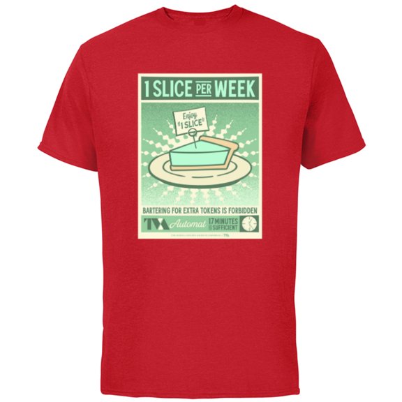 Marvel Studios Loki Season 2 TVA Automat 1 Slice of Pie MCU - Short Sleeve Cotton T-Shirt for Adults - Customized-Red