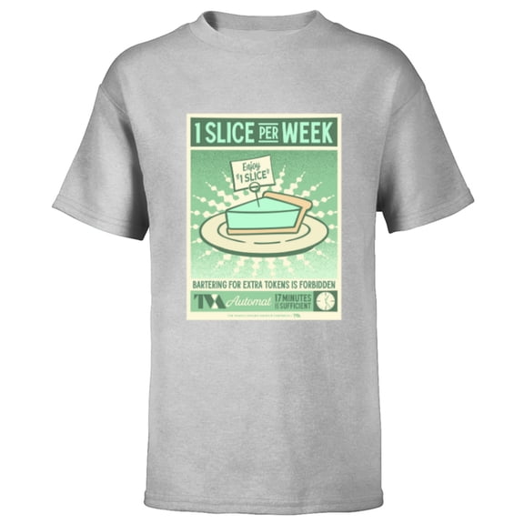 Marvel Studios Loki Season 2 TVA Automat 1 Slice of Pie MCU - Short Sleeve T-Shirt for Kids - Customized-Athletic Heather