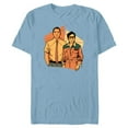 thumbnail image 1 of Marvel Studios Loki Season 2 TVA Casey and O.B. - Short Sleeve Blended T-Shirt for Adults - Customized-Ocean Blue, 1 of 5