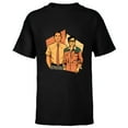 thumbnail image 1 of Marvel Studios Loki Season 2 TVA Casey and O.B. - Short Sleeve T-Shirt for Kids - Customized-Black, 1 of 5