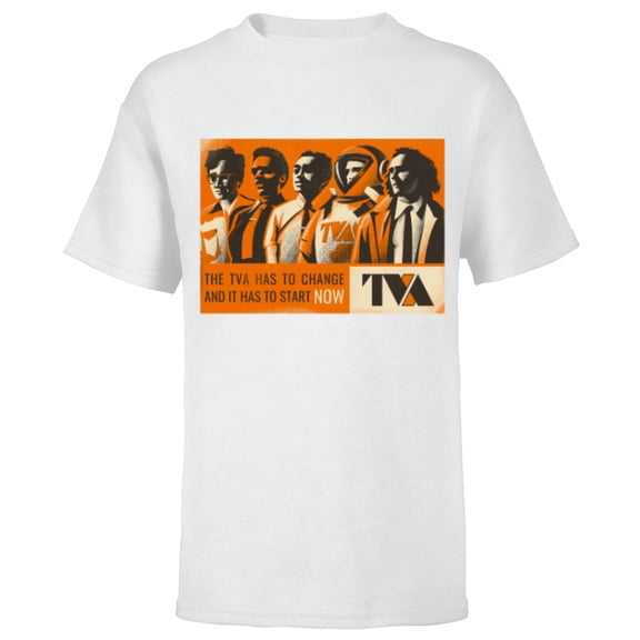 Marvel Studios Loki Season 2 TVA Has To Change Disney  MCU - Short Sleeve T-Shirt for Kids - Customized-White