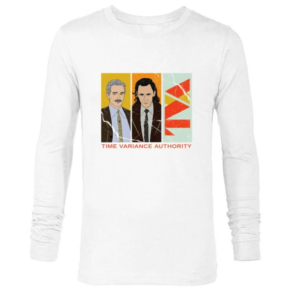 Marvel Studios Loki Season 2 TVA Loki and Mobius Distressed - Long Sleeve T-Shirt for Men - Customized-White