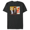 thumbnail image 1 of Marvel Studios Loki Season 2 TVA Loki and Mobius Distressed - Short Sleeve Blended T-Shirt for Adults - Customized-Dark Heather, 1 of 5
