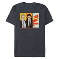 thumbnail image 1 of Marvel Studios Loki Season 2 TVA Loki and Mobius Distressed - Short Sleeve Blended T-Shirt for Adults - Customized-Navy Heather, 1 of 5