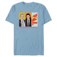 thumbnail image 1 of Marvel Studios Loki Season 2 TVA Loki and Mobius Distressed - Short Sleeve Blended T-Shirt for Adults - Customized-Ocean Blue, 1 of 5