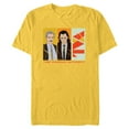 thumbnail image 1 of Marvel Studios Loki Season 2 TVA Loki and Mobius Distressed - Short Sleeve Blended T-Shirt for Adults - Customized-Yellow, 1 of 5