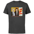 thumbnail image 1 of Marvel Studios Loki Season 2 TVA Loki and Mobius Distressed - Short Sleeve Cotton T-Shirt for Adults - Customized-Charcoal, 1 of 5