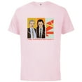 thumbnail image 1 of Marvel Studios Loki Season 2 TVA Loki and Mobius Distressed - Short Sleeve Cotton T-Shirt for Adults - Customized-Soft Pink, 1 of 5