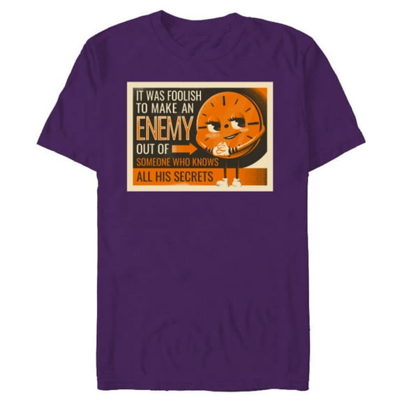 Marvel Studios Loki Season 2 TVA Miss Minutes Enemy Secrets - Short Sleeve Blended T-Shirt for Adults - Customized-Purple