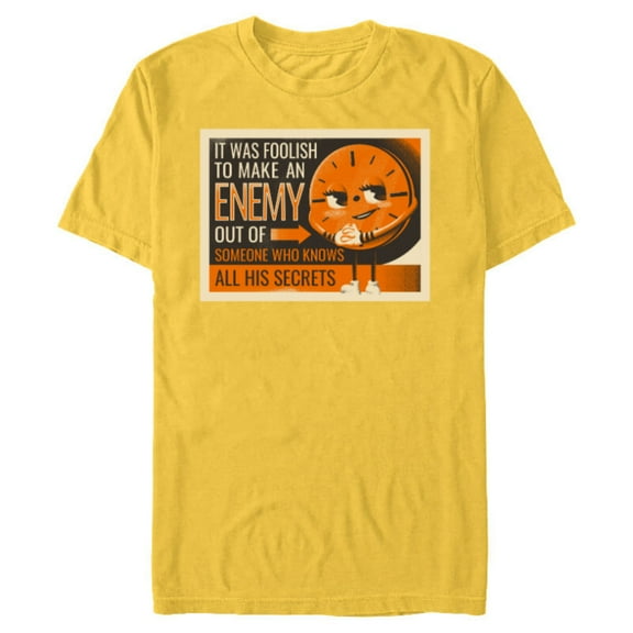 Marvel Studios Loki Season 2 TVA Miss Minutes Enemy Secrets - Short Sleeve Blended T-Shirt for Adults - Customized-Yellow