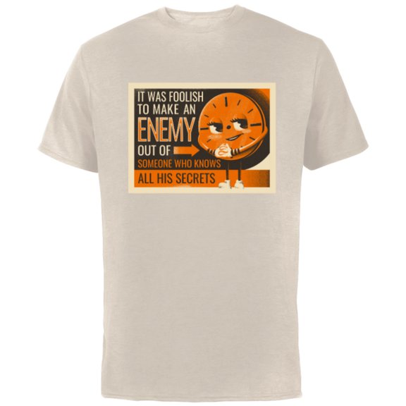 Marvel Studios Loki Season 2 TVA Miss Minutes Enemy Secrets - Short Sleeve Cotton T-Shirt for Adults - Customized-Natural